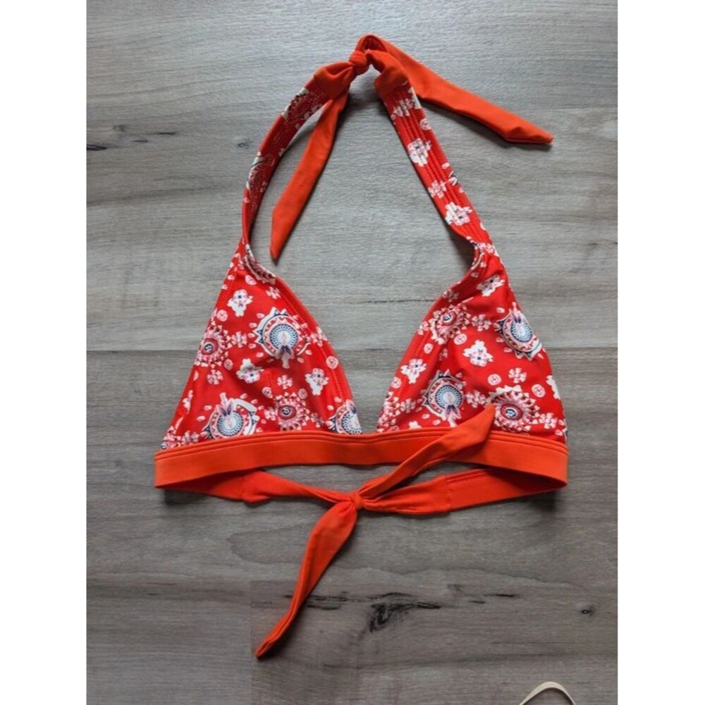 Patagonia Halter Bikini Top Bandana Print, Small (D1)